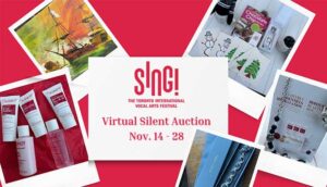 Support the Arts This Holiday Season with the SING! Online Silent Auction