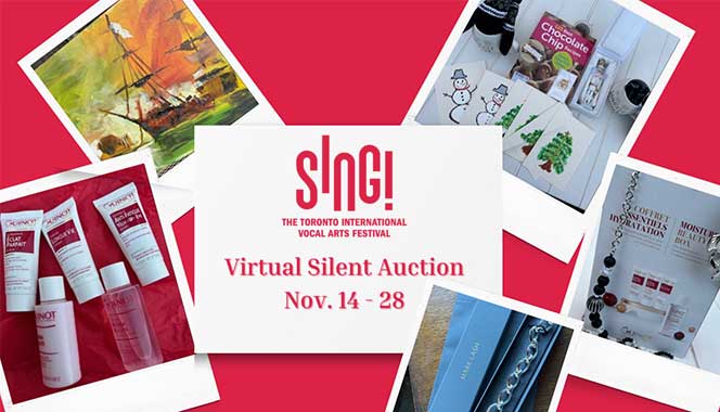 Support the Arts This Holiday Season with the SING! Online Silent Auction